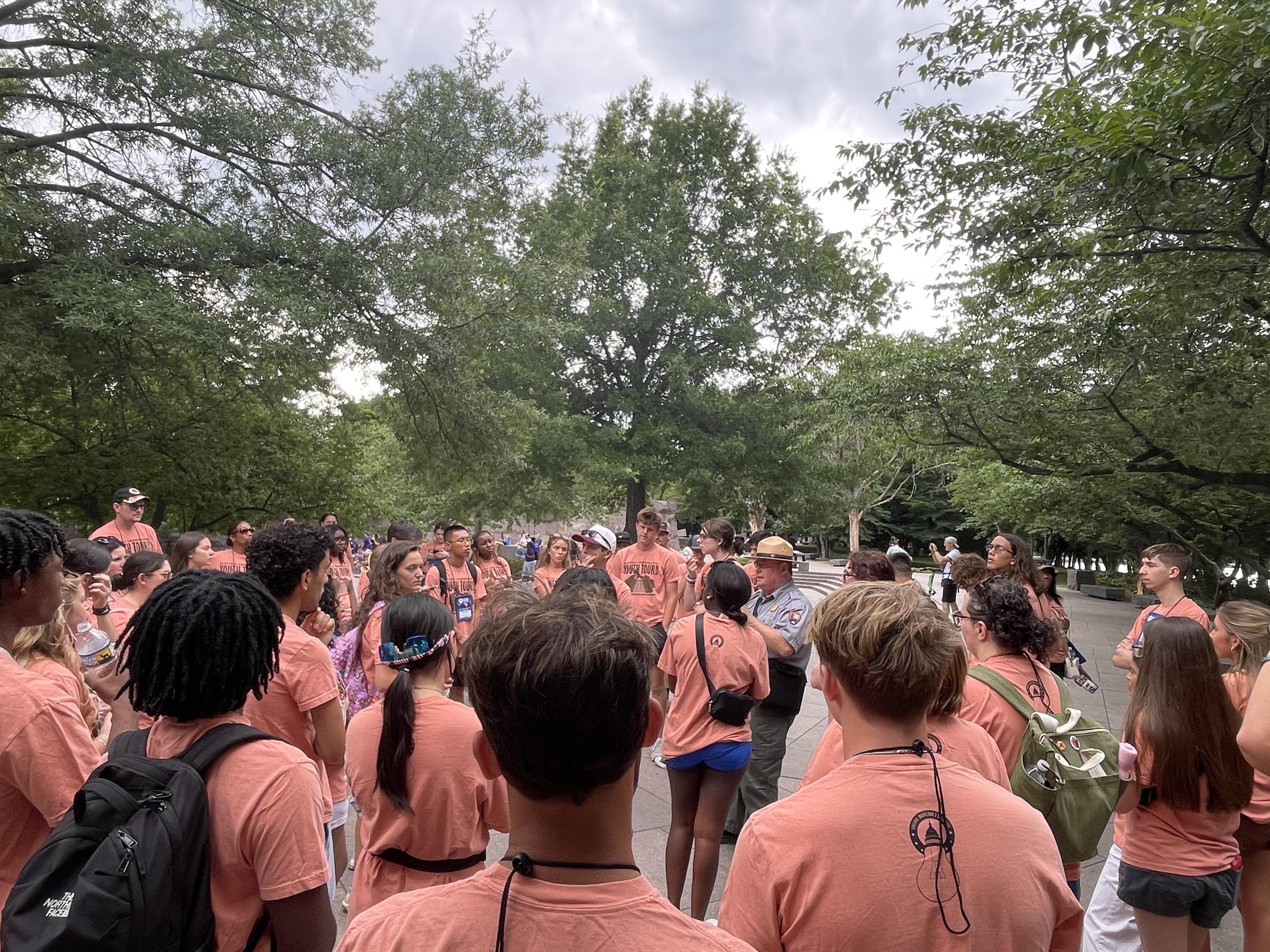 Youth Tour participants tour Washington D.C.