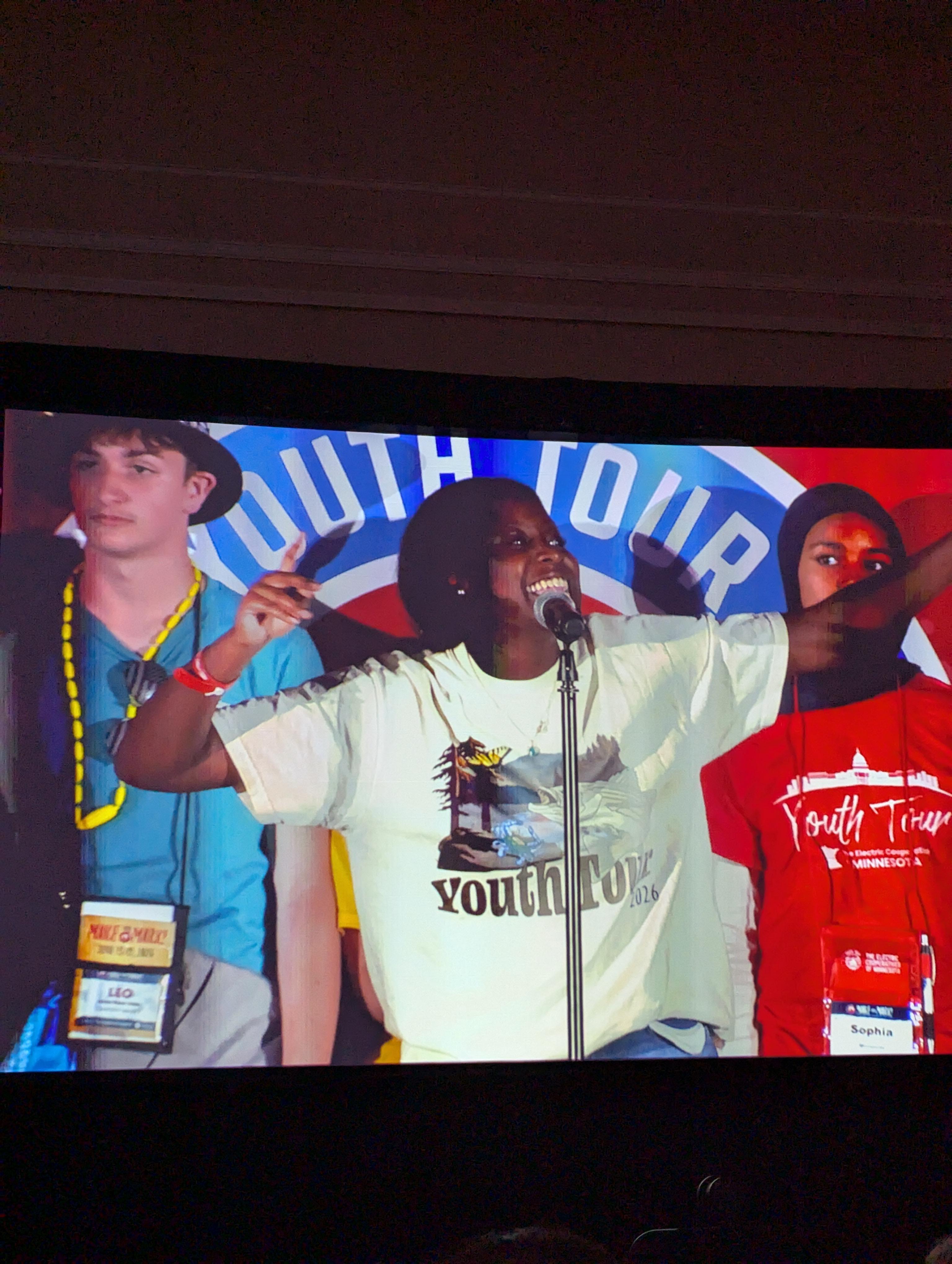 Youth Tour opening ceremony