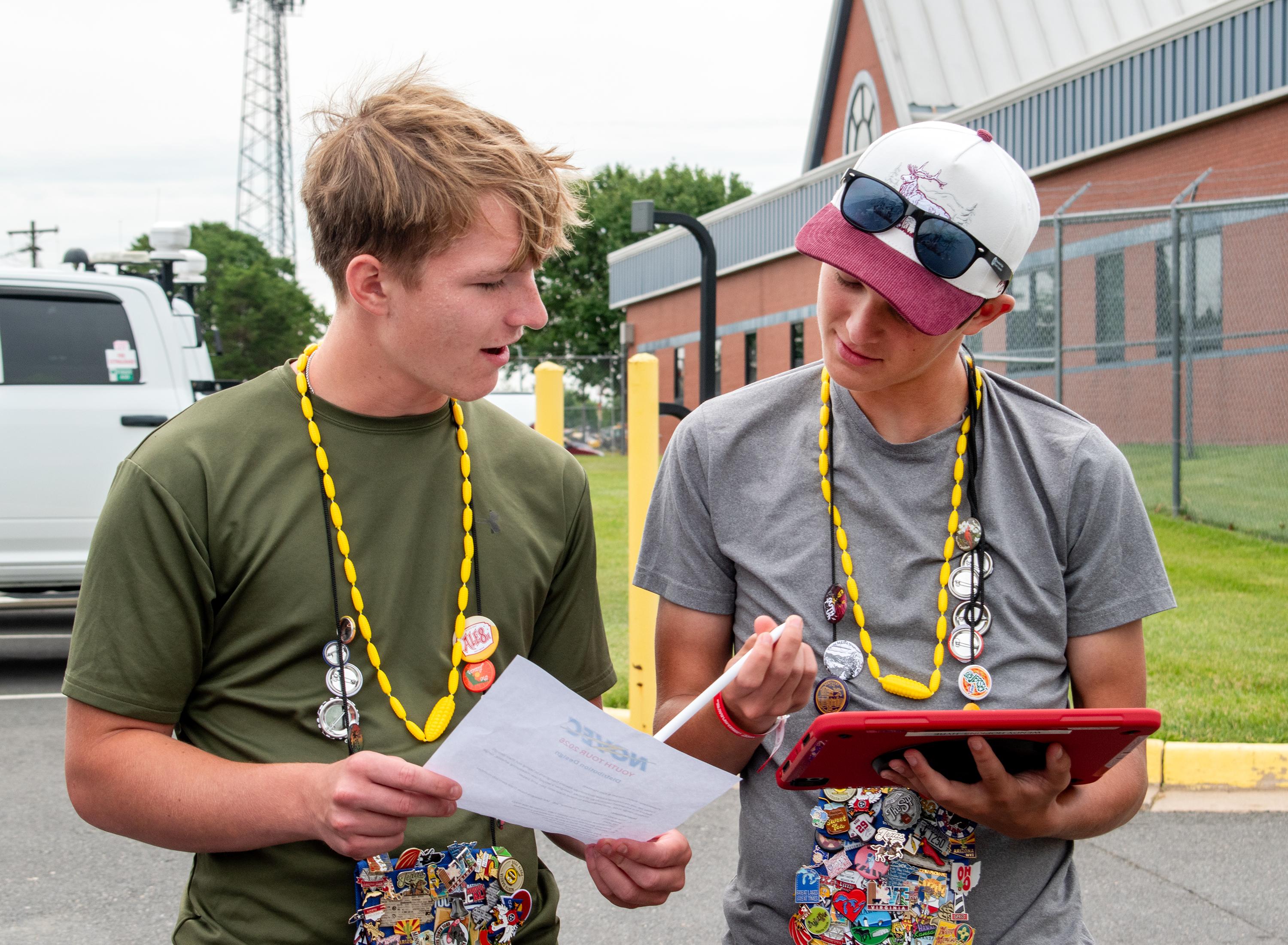 Youth Tour participants visit a co-op